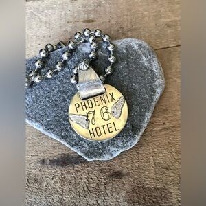 Phoenix 76 Hotel Brass & Silver Necklace